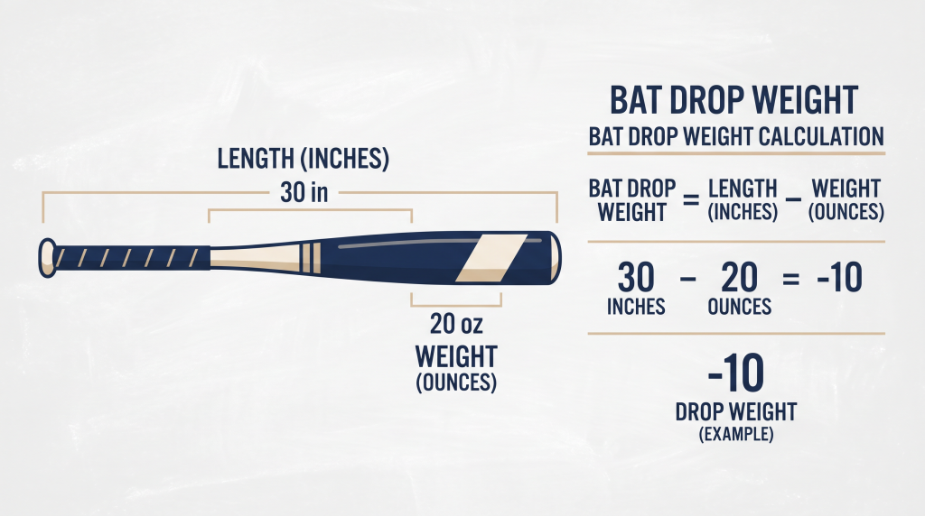 baseball bat drop weight example